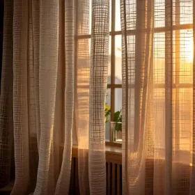 Sheer curtains