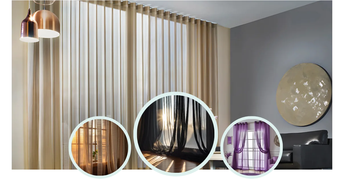sheer curtains