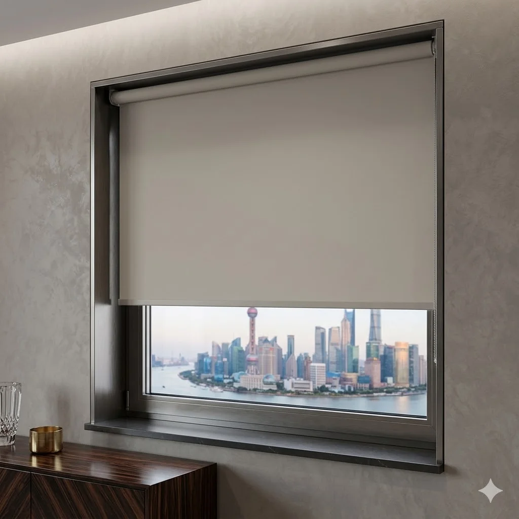 Atlantex Stone Electrical Roller Blind