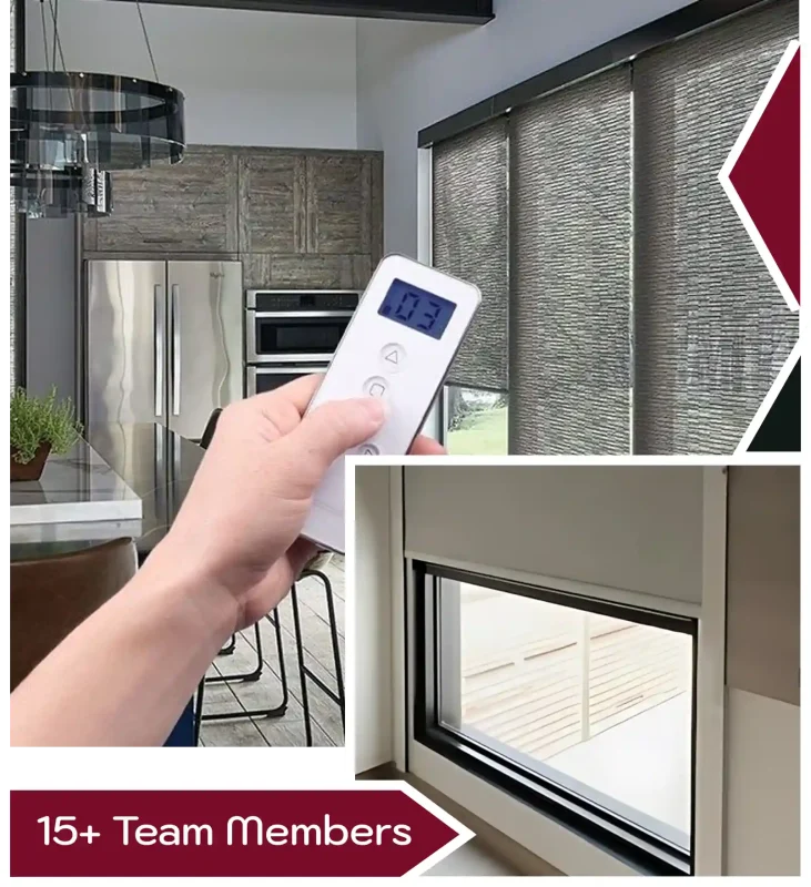 Motorized Blinds Homes To Commercial Glass Walls