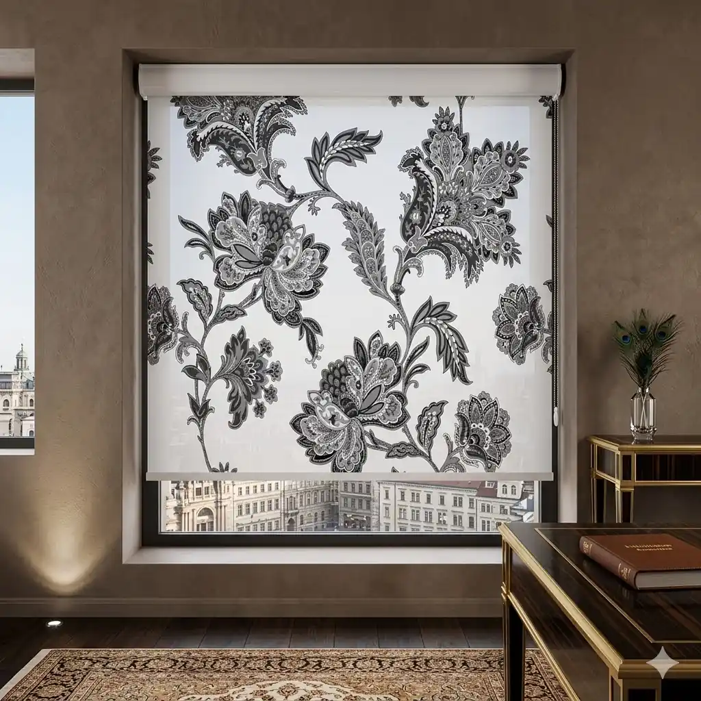 Oasis White Roller Blind