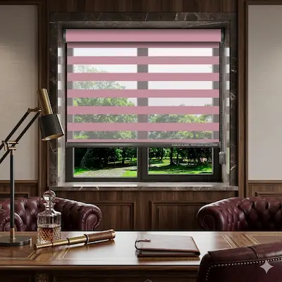 Baby Pink Duplex Blinds