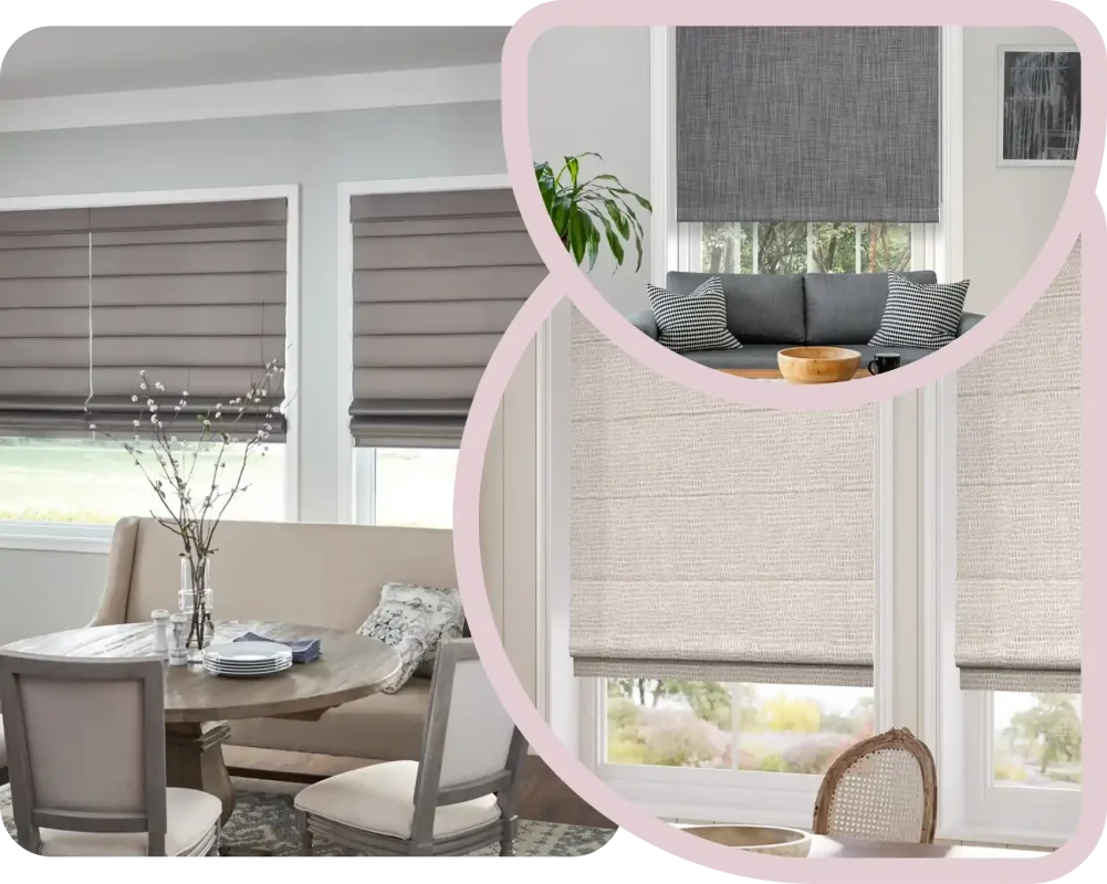 Custom Roman Shades