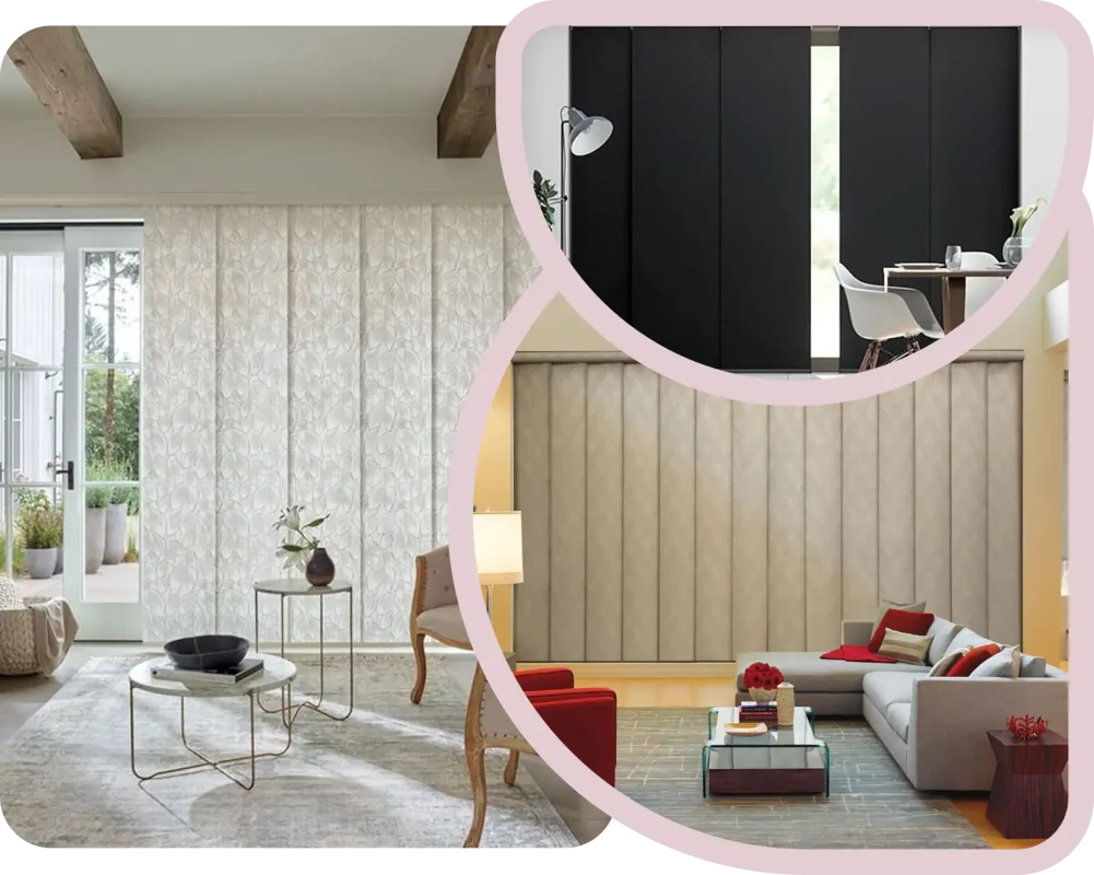 Customize Panel Window Blinds to Match Your Interior Theme