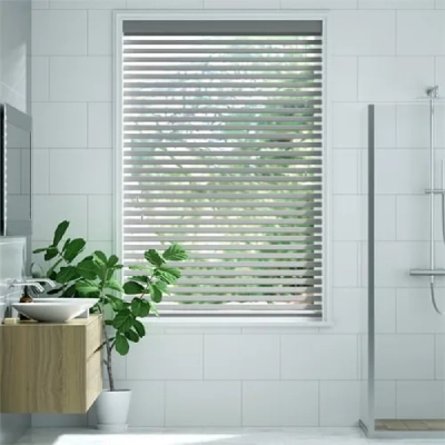 Grey Wooden Style Venetian Blind