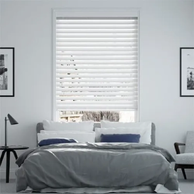 White Wooden Style Venetian Blind