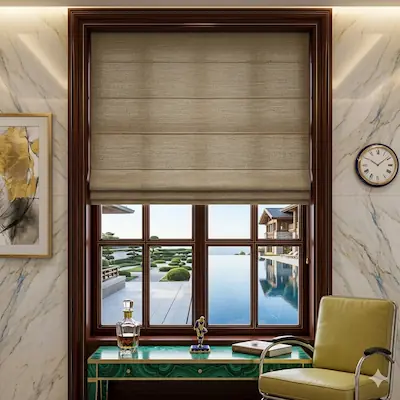 Woven Wicker Cordless Shades
