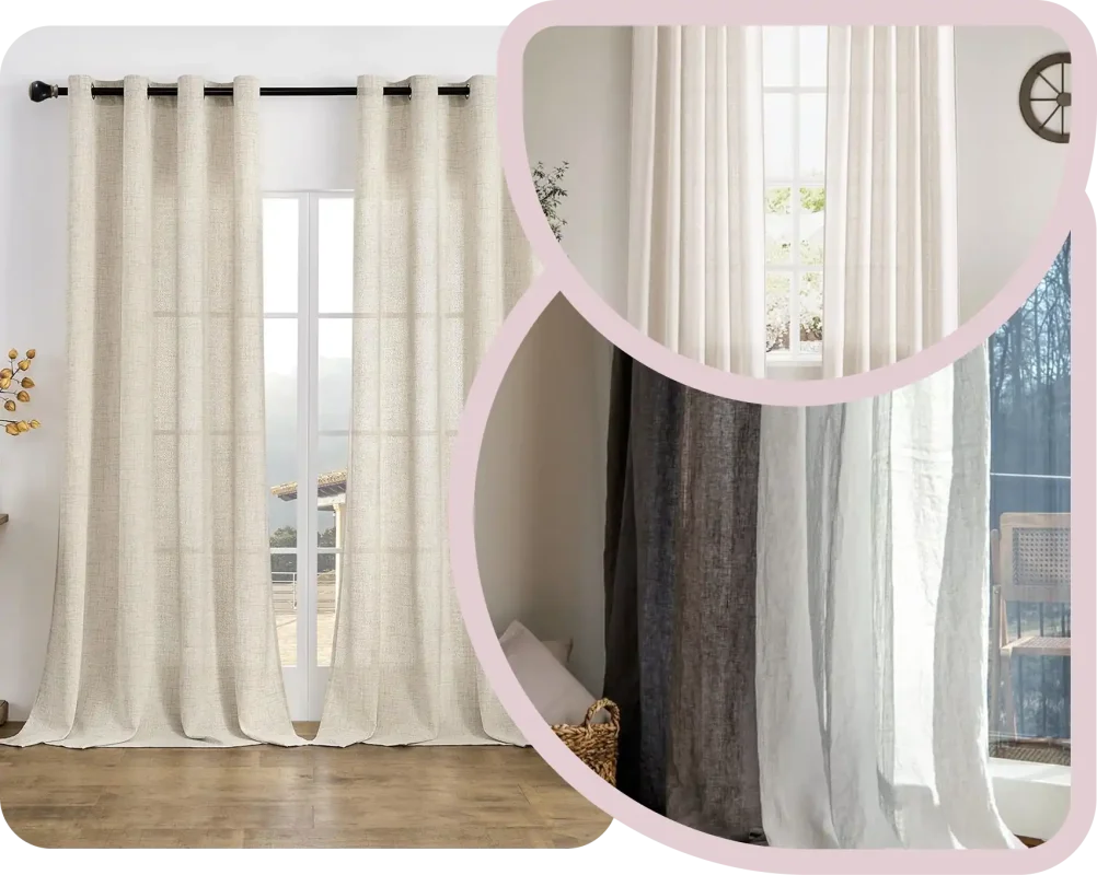 Get Customized Linen Window Curtains to Suit Your Interior Vision