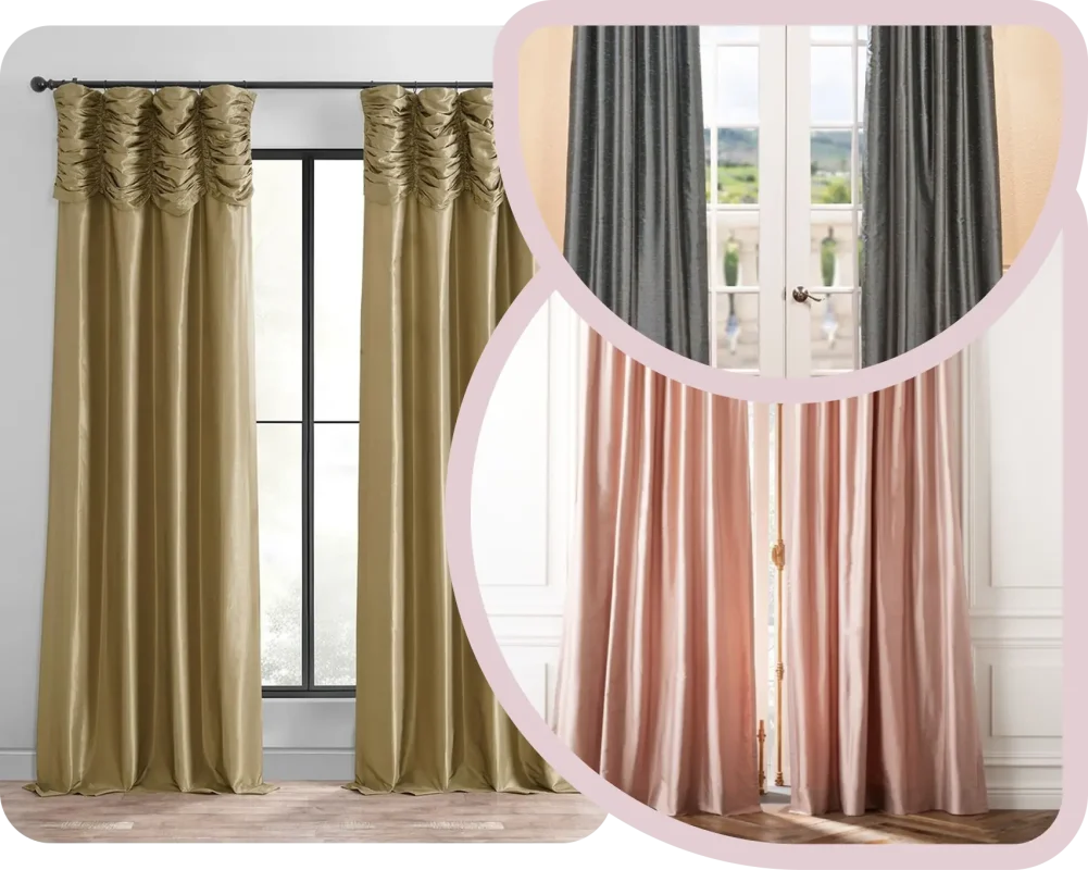 Get Customized Silk Fabric Curtains to Reflect Your Interior Style