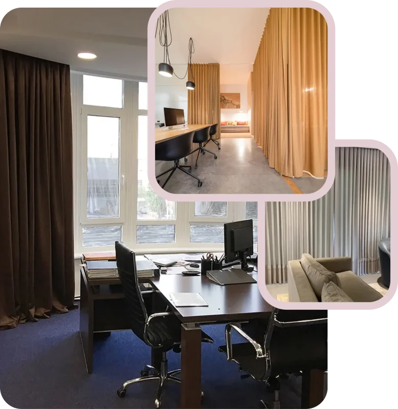How Office Curtains Improve Workplace Comfort & Productivity