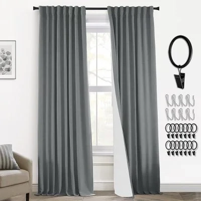 Office Curtains Darkening Textured