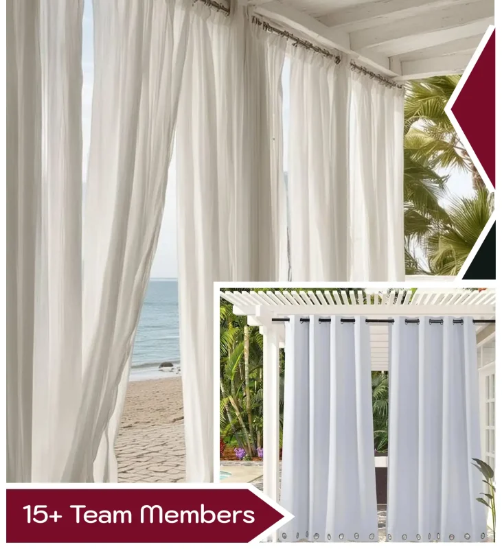 Outdoor Curtains Designed for Comfort, Privacy & Outdoor Enjoyment