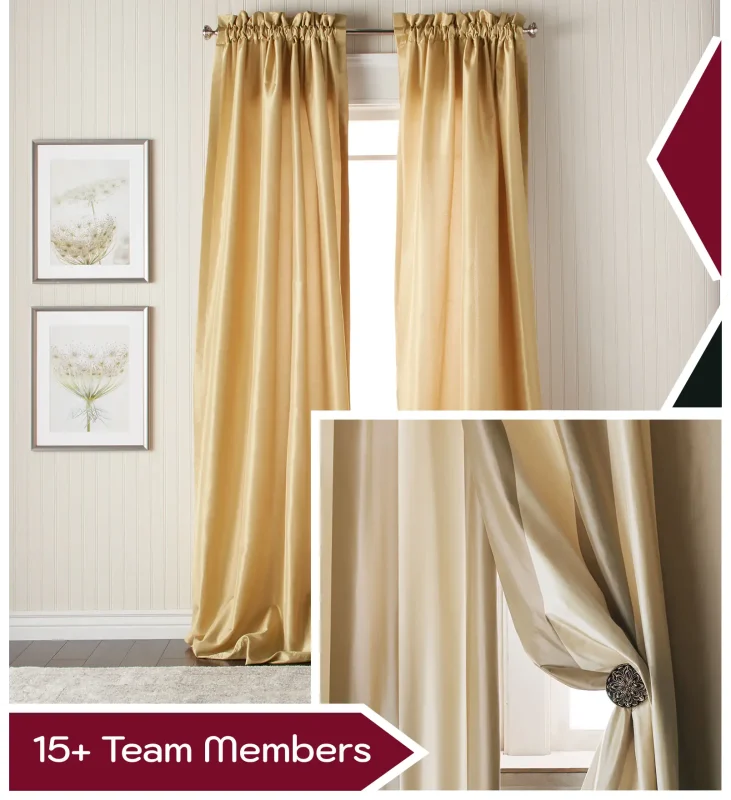 Silk Blend Curtains Crafted for Luxury, Elegance & Lasting Impression