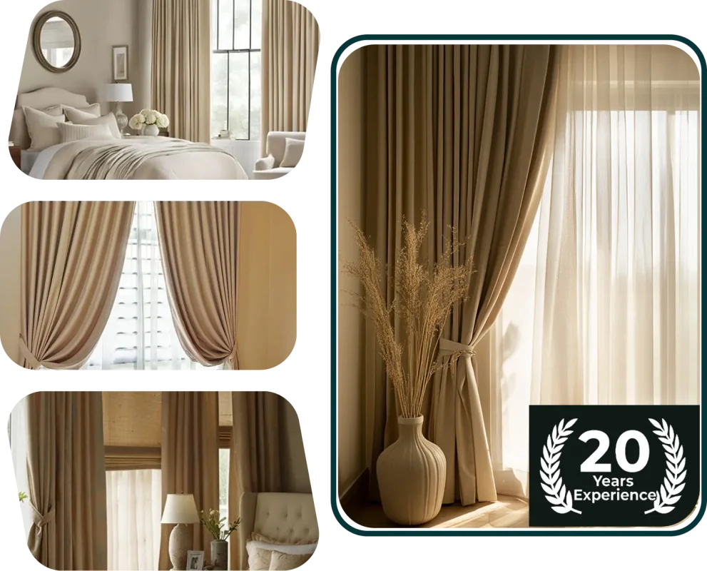Buy Beige Curtains Abu Dhabi Timeless Window Styling