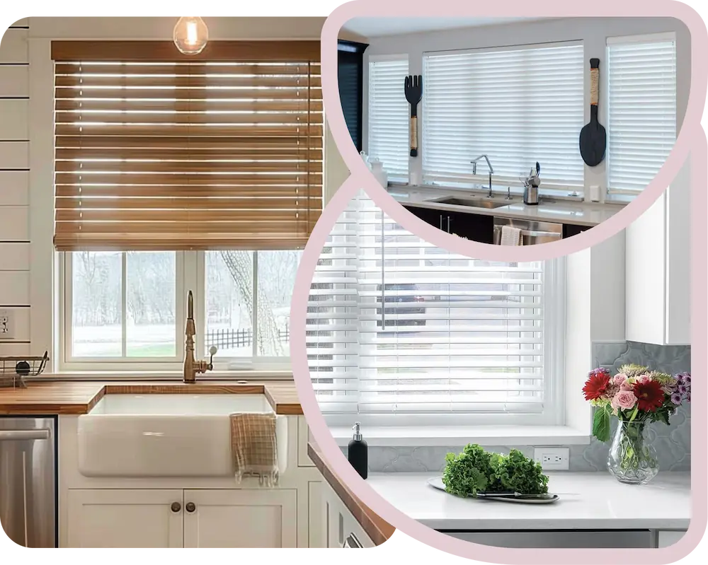 Custom-made Kitchen Shade With Rust-Resistant Hardware & Advanced Controls