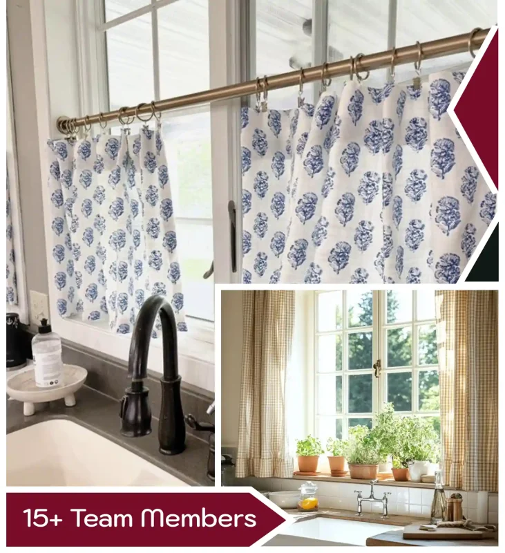 Kitchen Curtains Crafted Around Real Homes & Everyday Kitchens