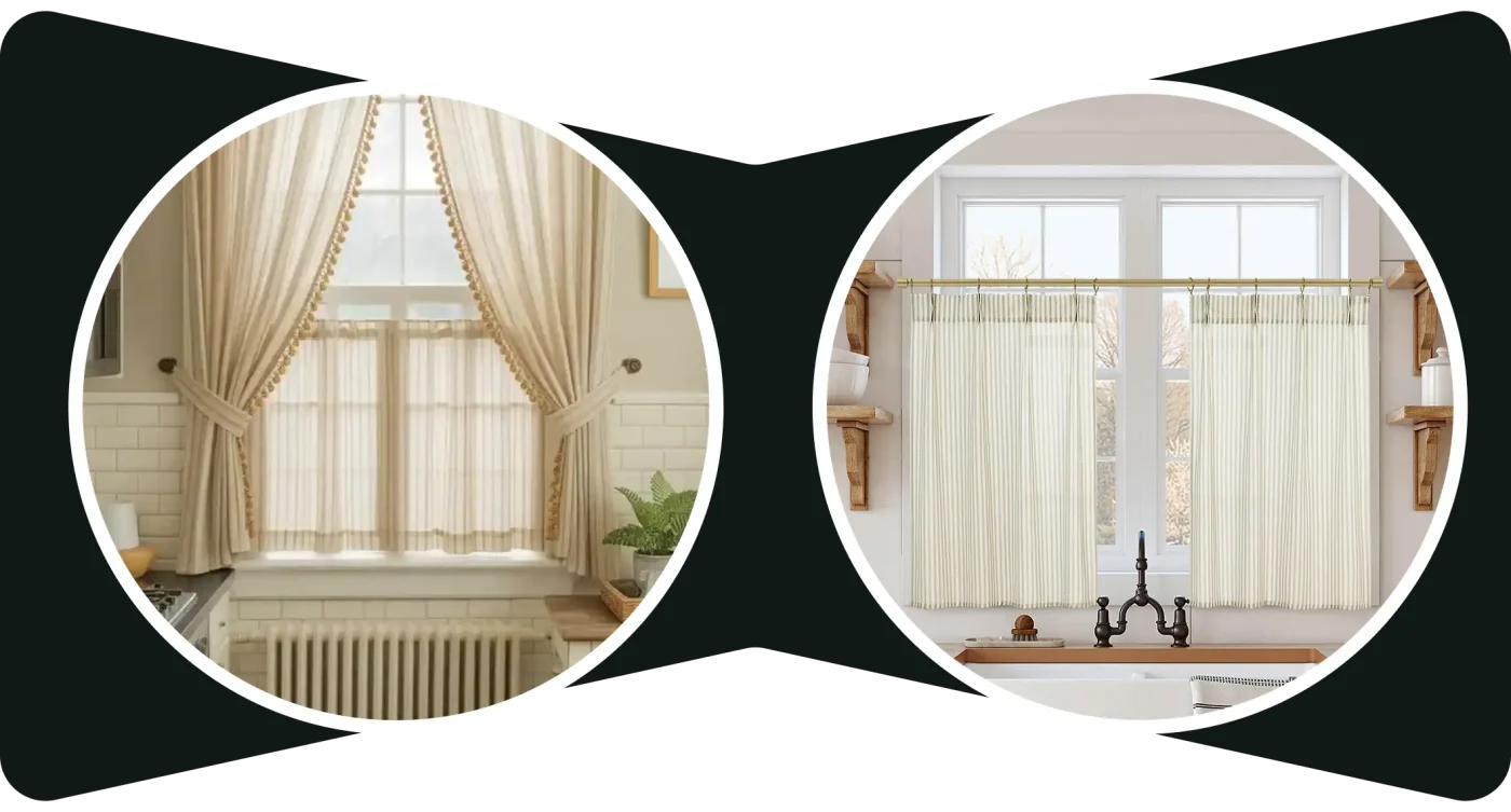 Refresh Your Kitchens With Our Beautiful Curtains