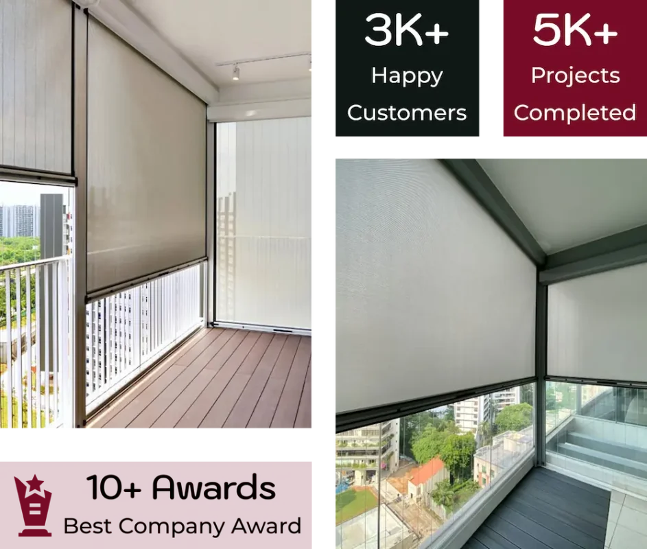 Shop Balcony Blinds From Leading Blinds Suppliers In Abu Dhabi