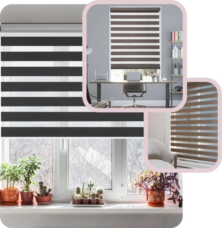 What Benefits Do These Zebra Window Blinds Offer For Homes & Offices